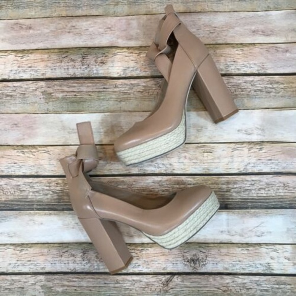 RAYE x For Love and Lemons Leather Harper Heel - Picture 2 of 6